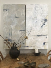 Load image into Gallery viewer, 'Finding Balance'-Diptych - 102 x 92 x 4cm - Oil