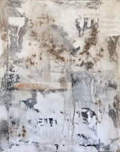 Load image into Gallery viewer, Small Abstract Art - cream + stone 'All Roads Lead to Nature'