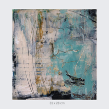 Load image into Gallery viewer, 'Aqua Lagoon' - 31cm x 31cm - Oil