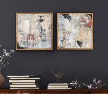 Load image into Gallery viewer, Pair 'Through my Eyes 1+2' - 31cm x 31cm - Oil - Framed