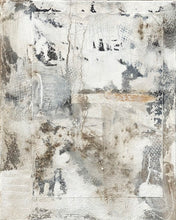 Load image into Gallery viewer, Small Abstract Art - cream + stone 'All Roads Lead to Nature'