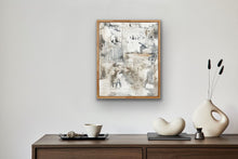Load image into Gallery viewer, Small Abstract Art - cream + stone 'All Roads Lead to Nature'