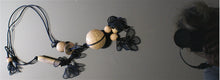 Load image into Gallery viewer, Magna-Lace & Raku Ceramic Necklace
