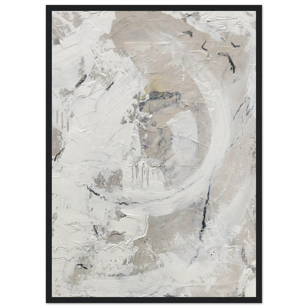'Ethereal-One' Museum-Quality Matte Paper Poster - Option with Wooden Frame